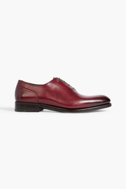 Barclay burnished leather Oxford shoes - claret - One Size