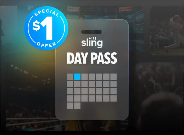 Day Pass by Sling TV: Watch Live TV for a Day, No Contract | Sling TV