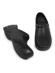 StepZ Women's Slip Resistant Nurse Clogs | Black