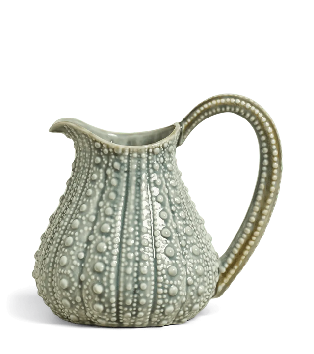 Urchin Porcelain Jug - Sea Blue