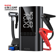 Kleva 6-in-1 Car Jump Starter & Air Compressor 6000mAh Power Bank