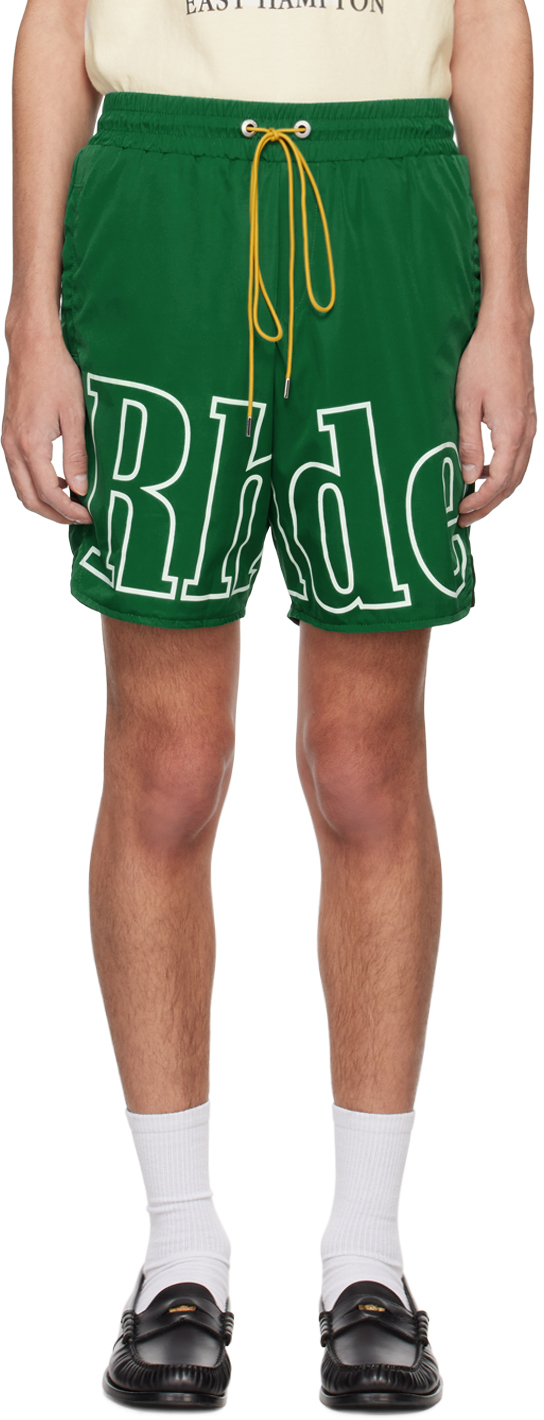 Green Drawstring Shorts