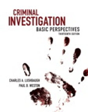 Criminal Investigation Basic Perspectives 13th edition