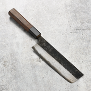 Hatsukokoro Kumokage Aogami #2 Kurouchi Damascus 6.5" Nakiri