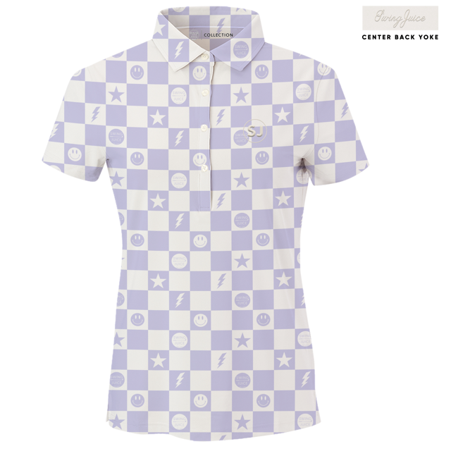 Golf Smile Face Women's Polo - Final Sale