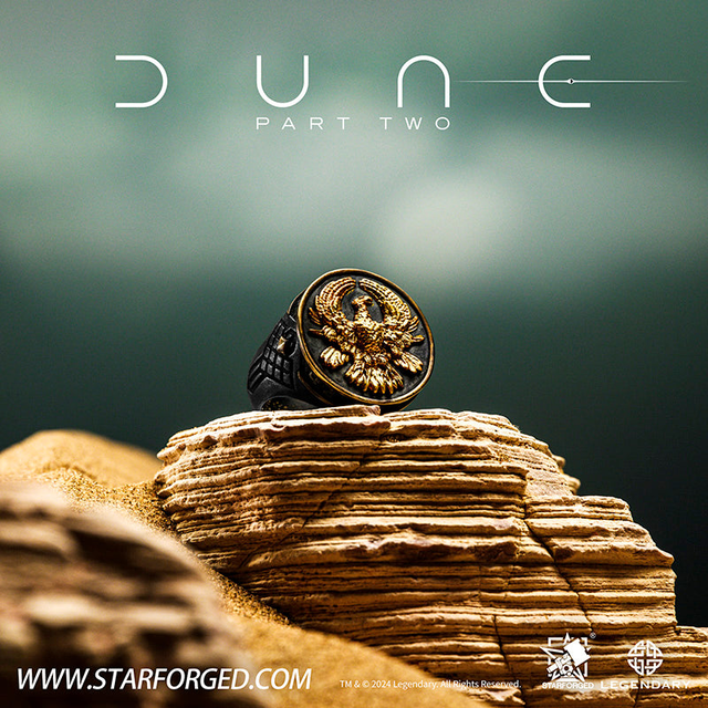 Starforged Dune II Paul Atreides Signet Ring of House Atreides The One Licensed by Legendary Pictures