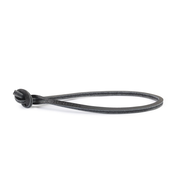 Single Leather Bracelet, Black