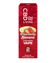 CBD Vape Disposable Strawberry Banana 2 Gram