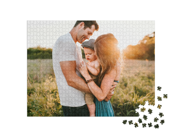 1000-Piece Custom Photo Jigsaw Puzzle (1 Photo, Landscape)