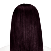 Palermo Black - Rich black hair color with hints of aubergine.