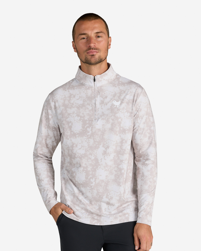 Velocity Quarterzip - Sandy Swipes