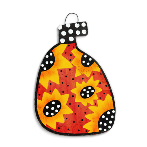 Reversible Sunflower & Pumpkin Door Hanger