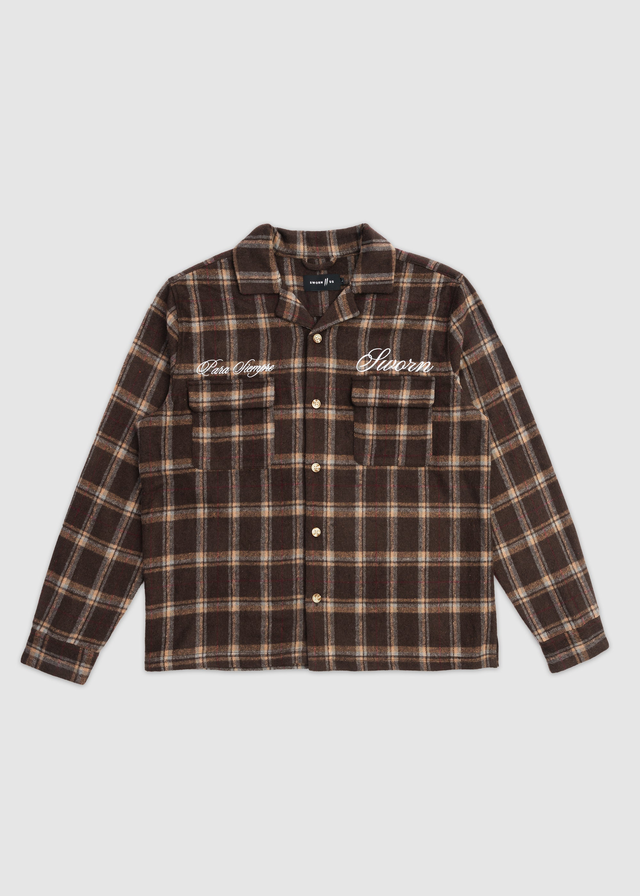 Lotus Angel Flannel // Espresso