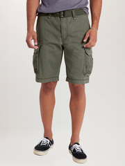 Survivor Mens Belted Cargo Shorts