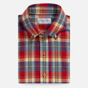 The Red Elba Madras Plaid Custom Shirt