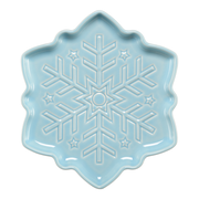 Snowflake Shaped Plate 9 Inch