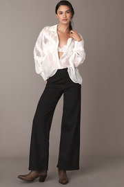 FRAME Le Slim Palazzo High-Rise Wide-Leg Jeans