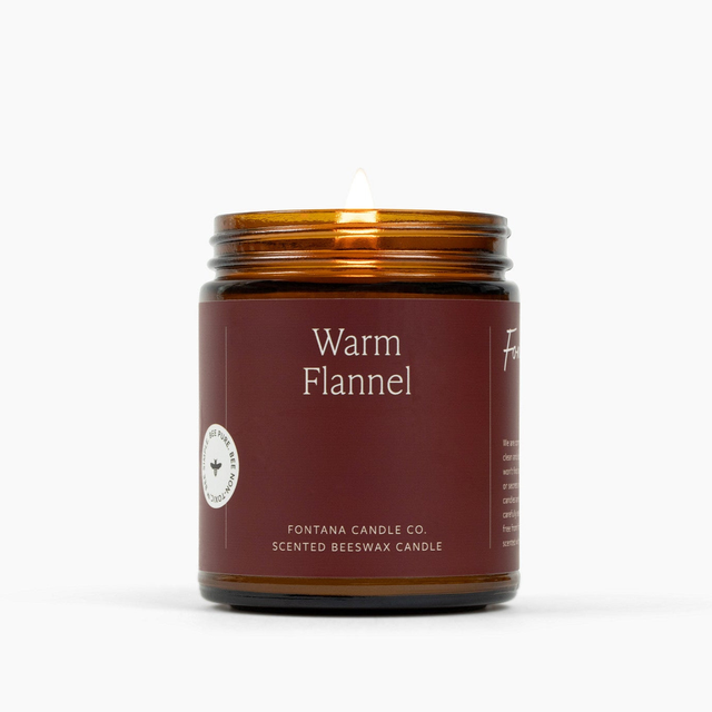 Warm Flannel Jar Candle