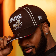 San Antonio Spurs Men's Mitchell and Ness Manu Ginobili Trophies Hoodie Jacket - Black