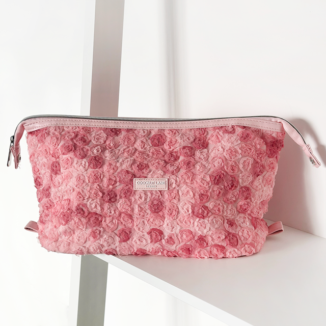 Expandable Makeup Bag - Peony Bloom
