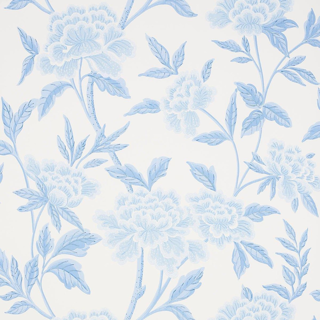 Whitney Floral Wallpaper in Blue