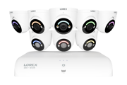 4K+ (12MP) IP Security Cameras with 16-Channel (8 Wired, 8 Wi-Fi) Fusion Recorder