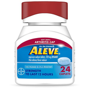 Aleve Naproxen Sodium Caplets, Soft Grip Cap, Arthritis Pain Relief