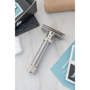 Rex Supply Co. Konsul Polished Adjustable Slant Stainless Steel DE Safety Razor RSC-109P