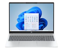 HP OmniBook 5 Laptop AI 16, Windows 11 Home, Intel® Core™ Ultra 5, 16GB RAM, 512GB SSD, Glacier silver