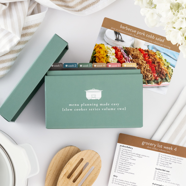 Slow Cooker Volume Two Menu Plans Pack - Photo Edition