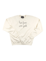 "live from new york" Men's Sweatshirt