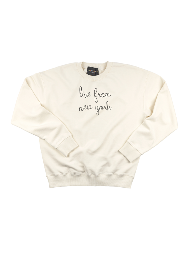 "live from new york" Men's Sweatshirt