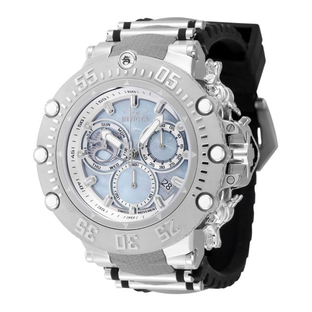 Invicta Subaqua Noma VII Swiss Ronda Z60 Caliber Men's Watch w/ Mother of Pearl Dial - 52mm, Grey, Black, Steel (47612)