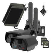 2-Pack Bundle with Solar Panels! Tactacam Defend Security Camera No Wi-Fi Needed, Cellular Connection