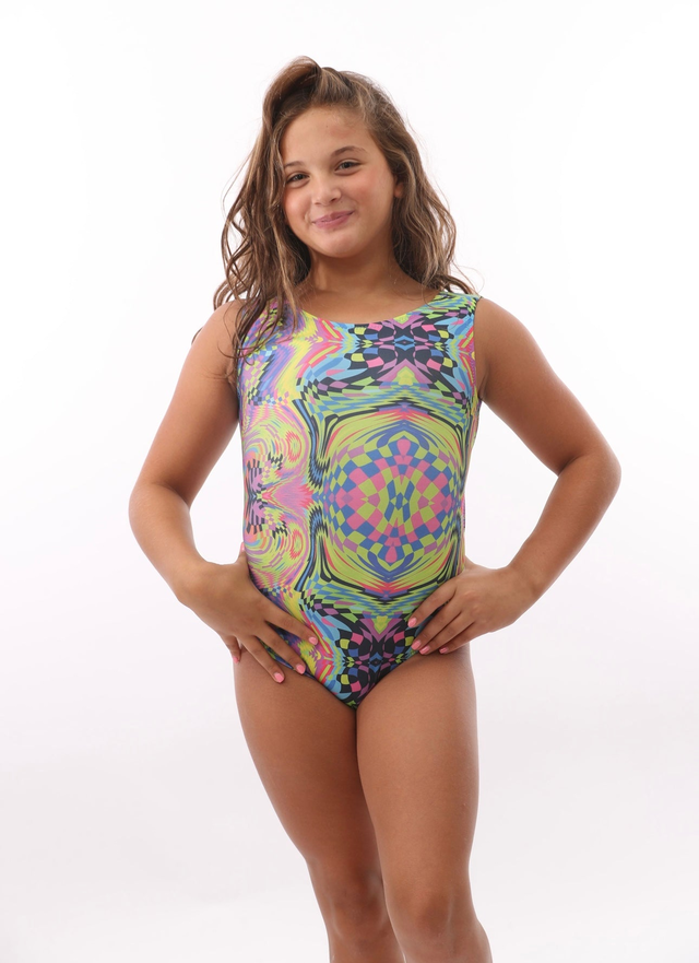 Kaleidoscope Checkers Leotard