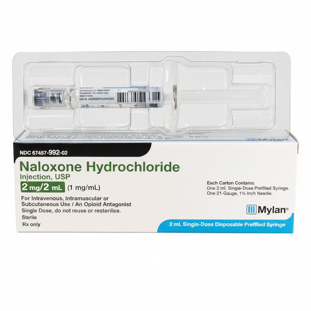 Naloxone Hydrochloride Injection 2 mg/2 mL (1 mg/mL) Single-Dose Prefilled Syringe 2 mL