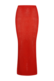 Fontelina Skirt - Chili Pepper Lace Crochet