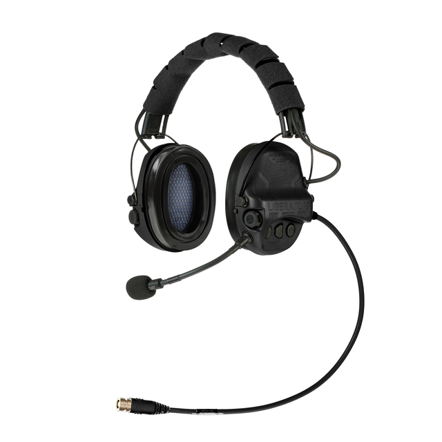 LIBERATOR® V Advanced Dual Comm Headset Only with Hearing Protection