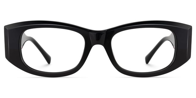 Banksy - Rectangle Black Eyeglasses