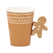 Gingerbread Handled Paper Cup