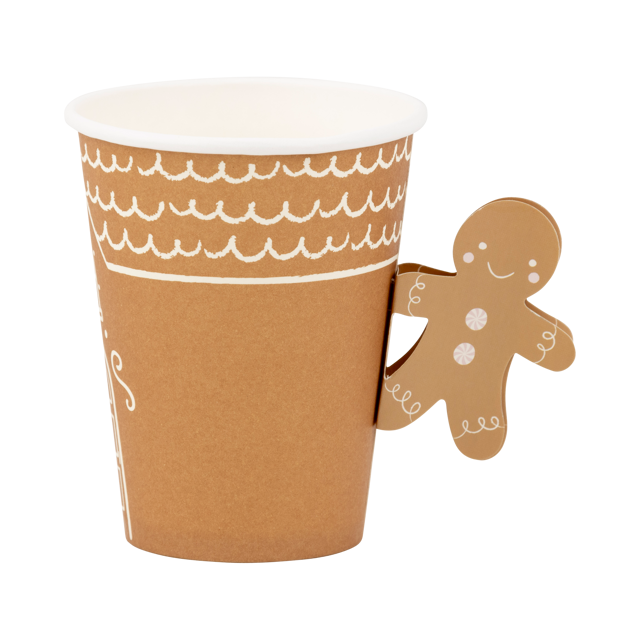 Gingerbread Handled Paper Cup