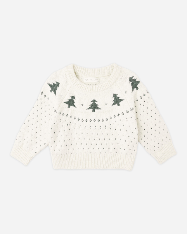 Fair Isle Sweater || Trees