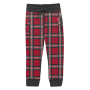 Print Lightweight Joggers in Classic Holiday Plaid