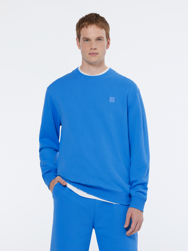 & Logo Badge Crewneck Sweatshirt