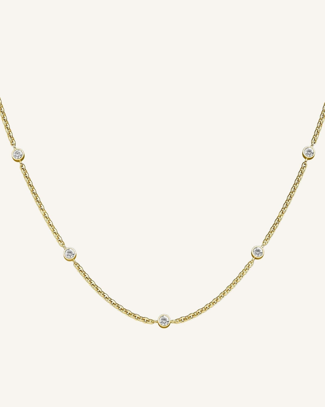 5 Birthstone Necklace