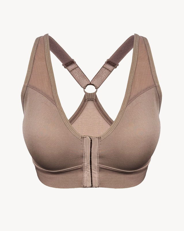 Bianca Pocketed Front Closure Sports Bra