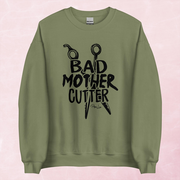 Bad Mother Cutter Graphic Crewneck Sweatshirt