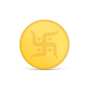 10 gram 24k Swastik Gold Coin