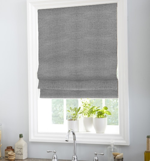 Boutique Roman Shades: Solids