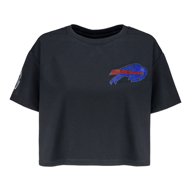 Women's Pro Standard Bills Jewels Boxy Cropped T-Shirt